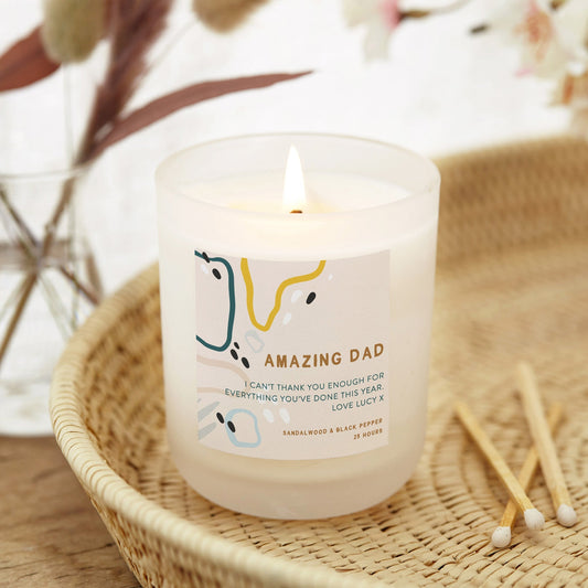 Father's Day Gift Dad Scented Candle - Kindred Fires
