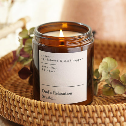 Father's Day Gift Relaxation Candle - Kindred Fires