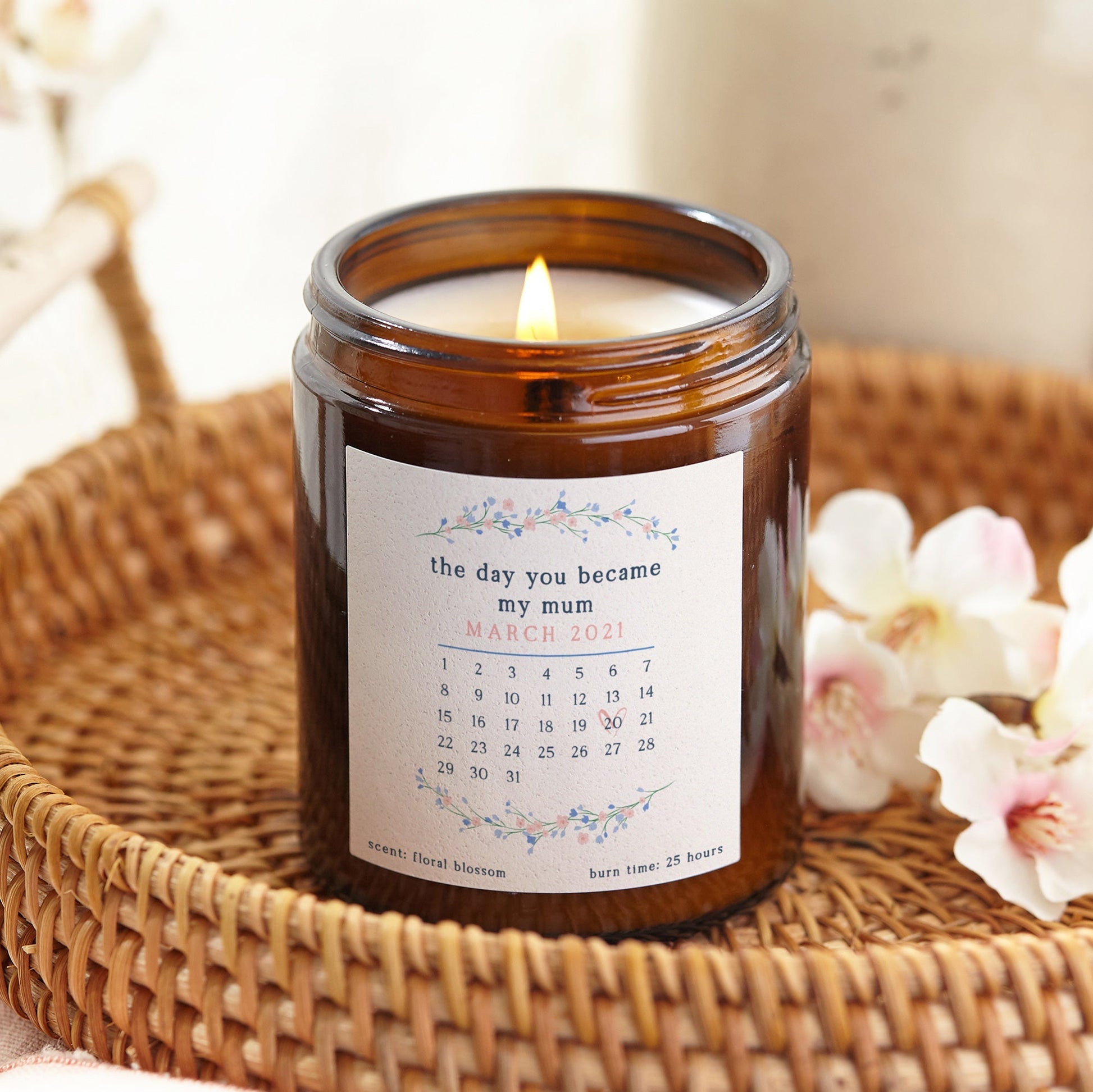 First Mother's Day Gift Calendar Candle - Kindred Fires