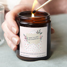 Friendship Letter Personalised Apothecary Candle - Kindred Fires