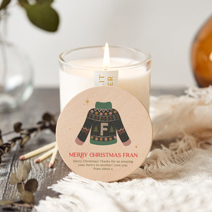 Gift for Her Christmas Jumper Christmas Scented Christmas Candle