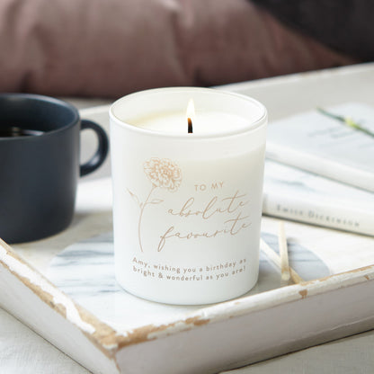Gift for Her Personalised Candle - Kindred Fires