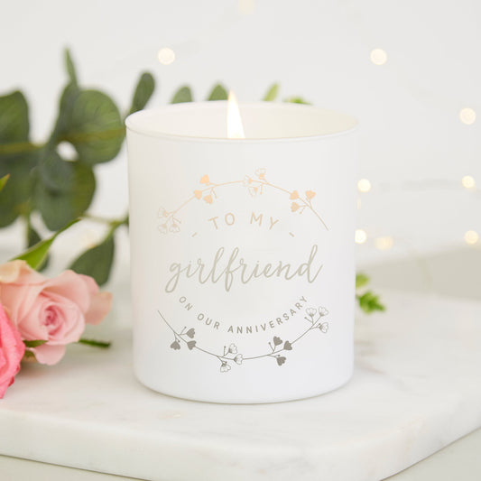 Girlfriend Anniversary Gift Candle - Kindred Fires