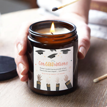 Graduation Gift Congratulations Candle - Kindred Fires