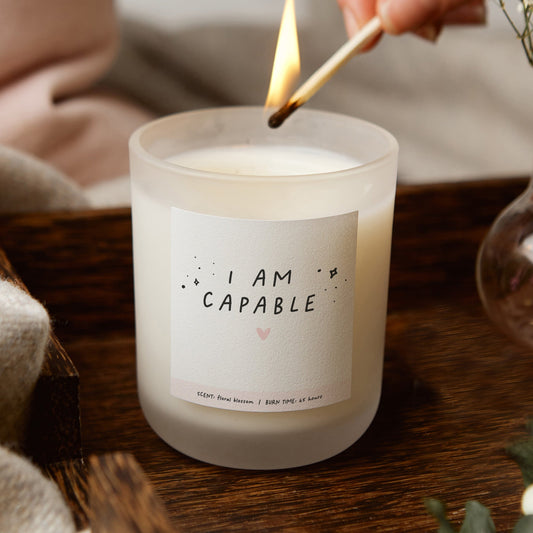 I Am Capable Positive Affirmation Candle - Kindred Fires