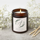 Initial Birthday Gift Personalised Candle - Kindred Fires