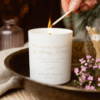 Memorial Candle for Wedding In Loving Memory Wedding Memorial Candle