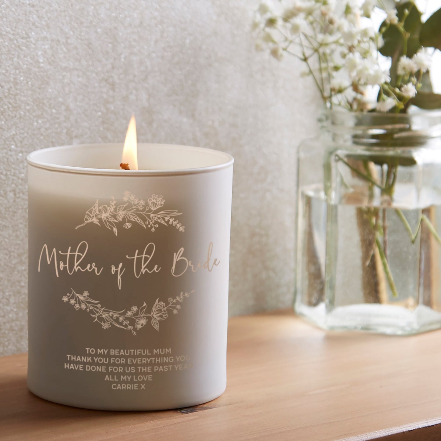 Mother of the Bride Groom Candle Gift - Kindred Fires