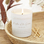 Mother of the Groom Gift White Candle - Kindred Fires