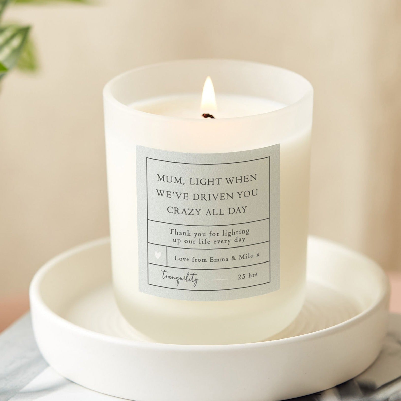 Mother's Day Gift Funny Candle Personalised Gift - Kindred Fires
