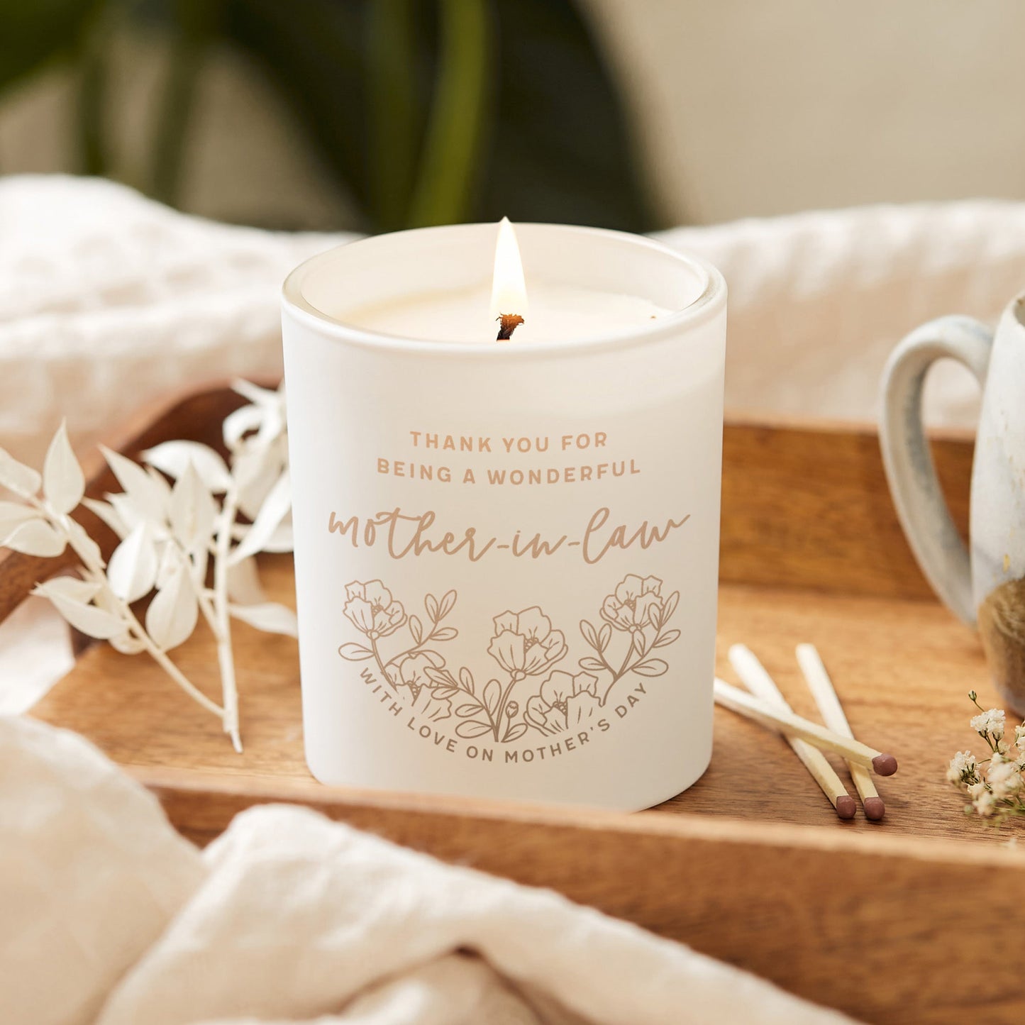 Mother's Day Gift Mother-in-Law Candle - Kindred Fires