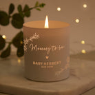 Mother's Day Gift Mummy To Be Personalised Candle - Kindred Fires