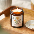 Mother's Day Gift Personalised Candle Day For Mums Soy Wax Scented - Kindred Fires