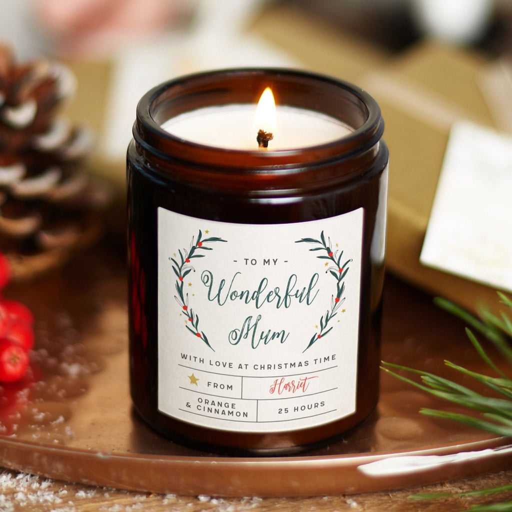 Mum Christmas Gift Candle - Kindred Fires