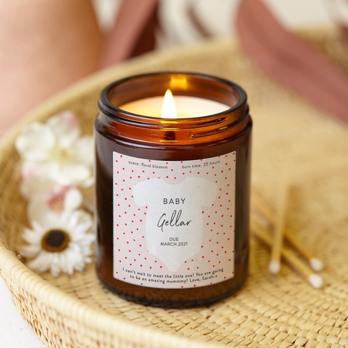 Mum To Be Congratulations Gift Candle - Kindred Fires