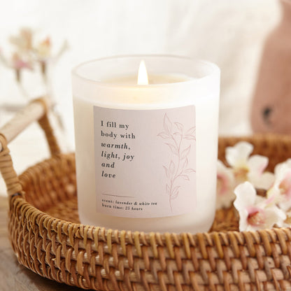 Mum To Be Gift Hypnobirthing Candle - Kindred Fires