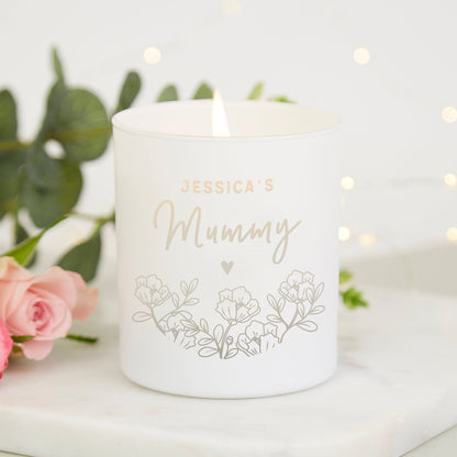 Mummy Mother's Day Gift Personalised Candle - Kindred Fires