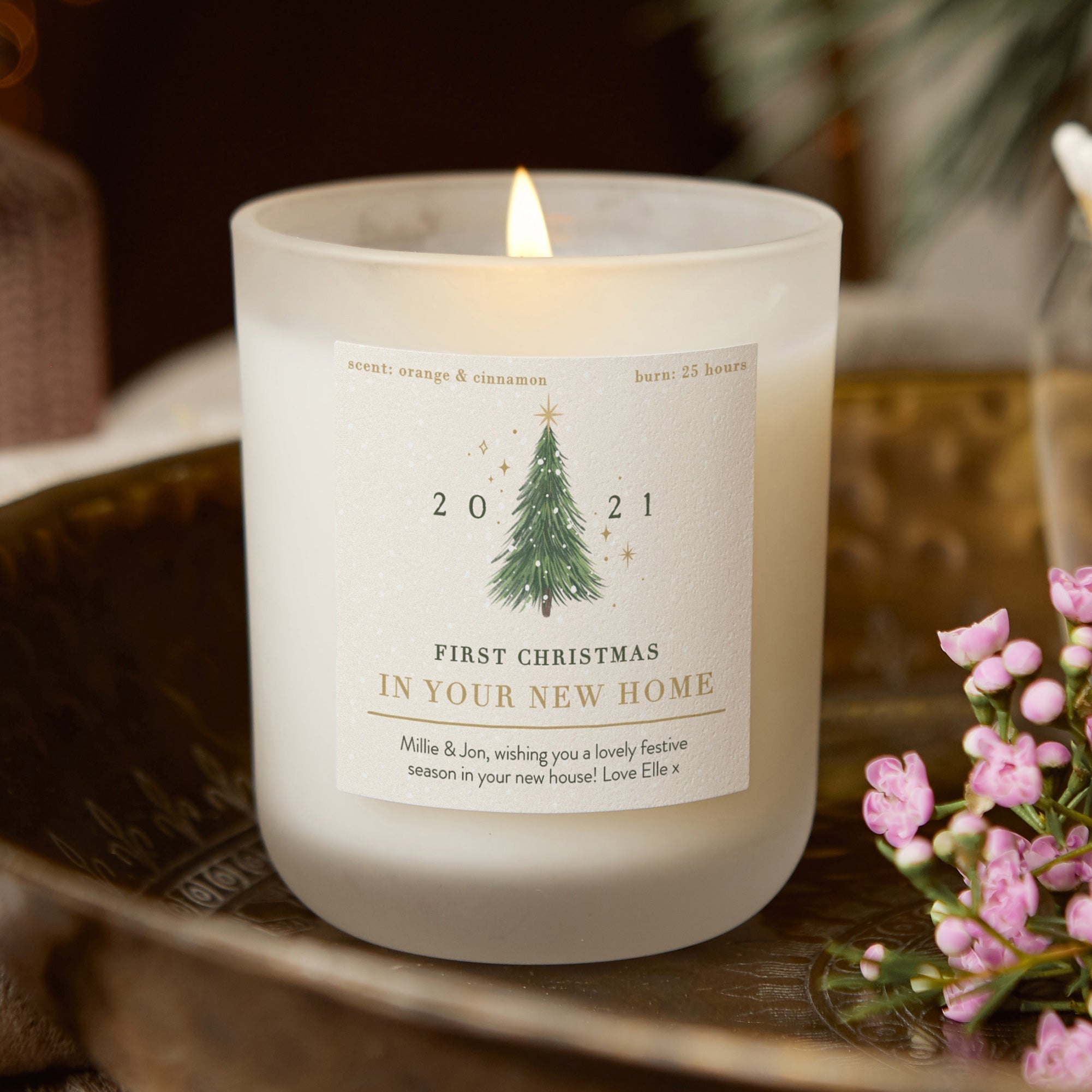 New Home Christmas Gift Candle Tree - Kindred Fires