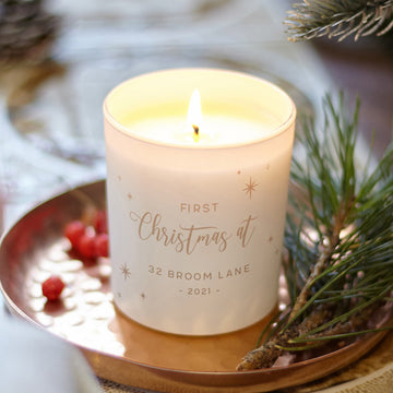 New Home Christmas Gift Scented Soy Candle - Kindred Fires
