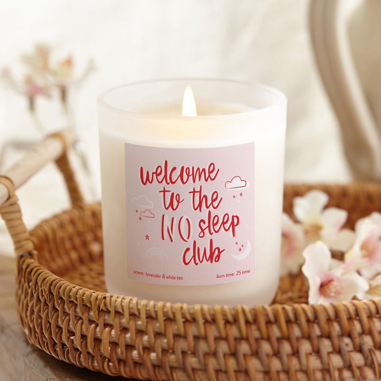 New Parents Gift No Sleep Club Candle - Kindred Fires