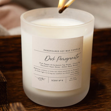 Personalised Scented Candle - Kindred Fires