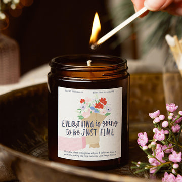 Positivity Gift Everything Will Be Fine Candle - Kindred Fires