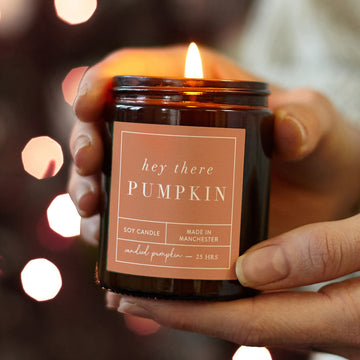Pumpkin Candle Autumn Decoration - Kindred Fires