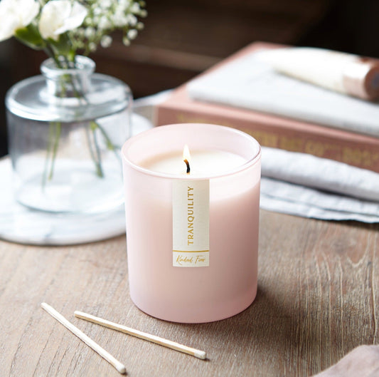 Scented Pink Soy Wax Candle