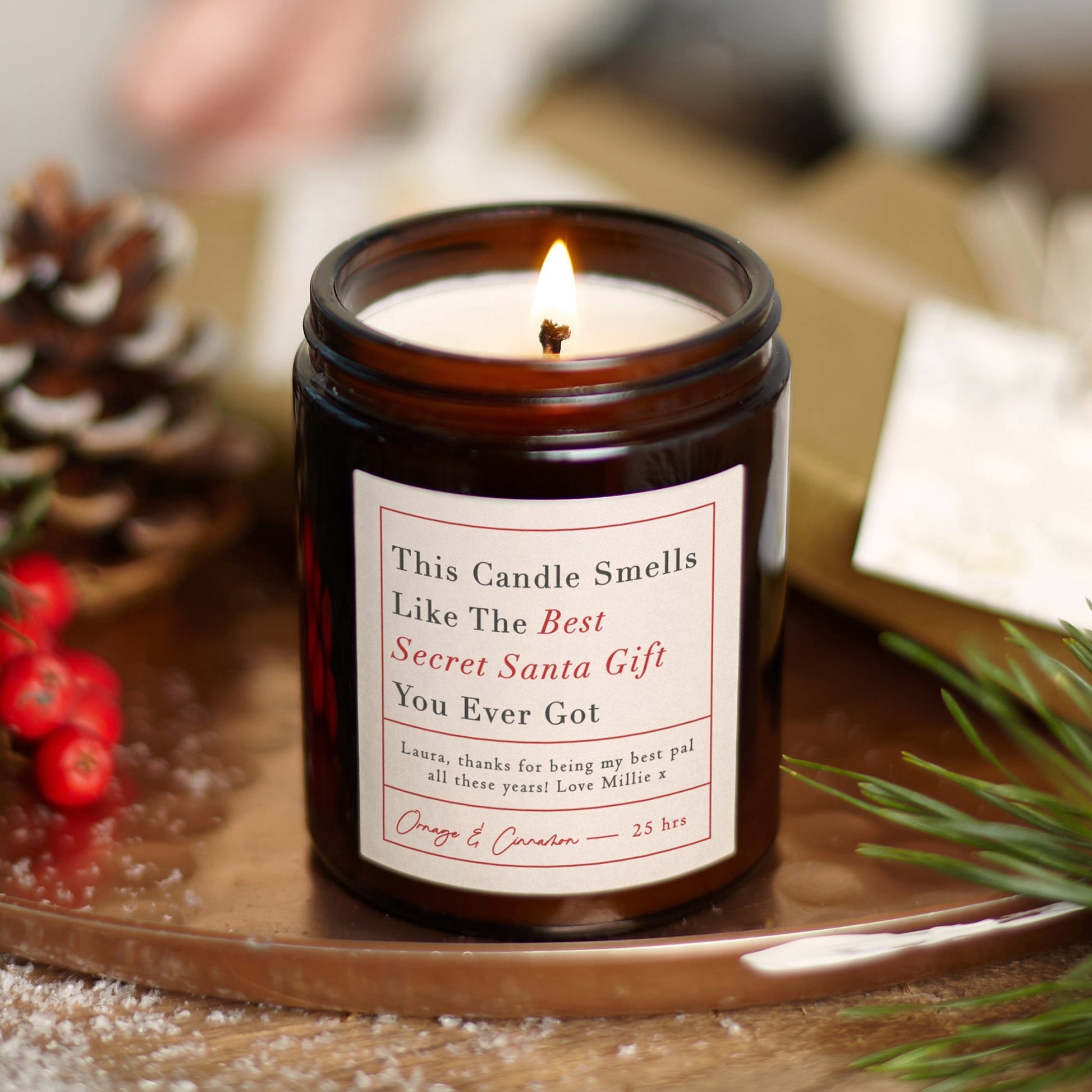 Secret Santa Gift Smells Like Funny Candle - Kindred Fires