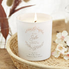 Sister Wedding Gift White Candle - Kindred Fires