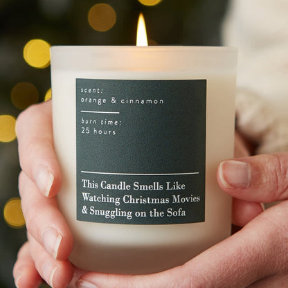 Smells Like Christmas Movies Candle Christmas Gift For Her - Kindred Fires