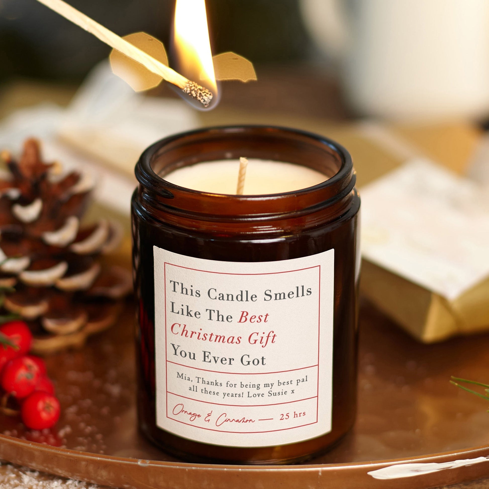 Stocking Filler for Her Candle Best Gift - Kindred Fires