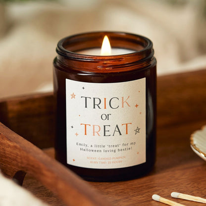 Trick or Treat Halloween Candle - Kindred Fires