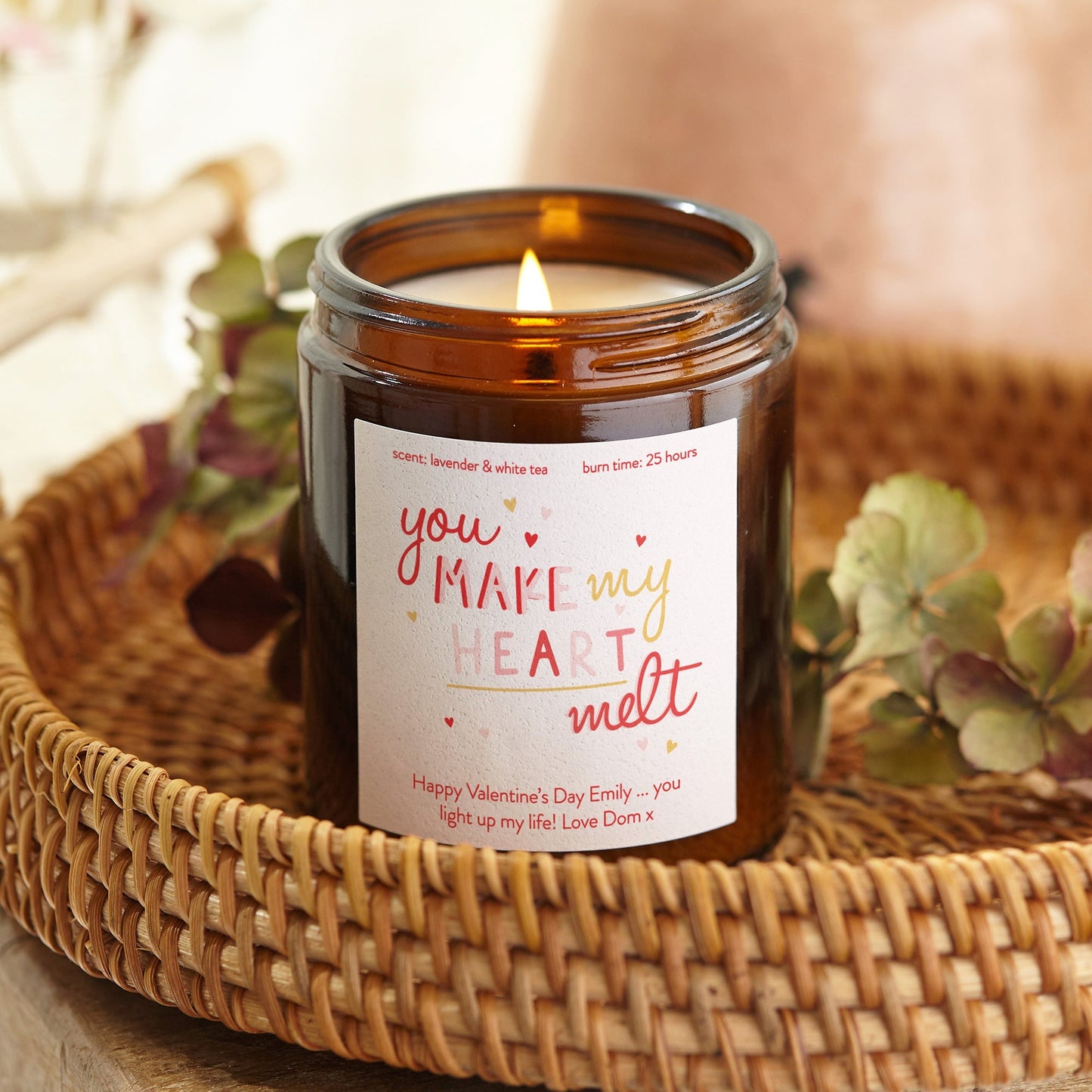 Valentine's Day Gift For Her Candle - Kindred Fires