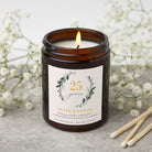 Wife Wedding Anniversary Gift Any Year Apothecary Candle - Kindred Fires